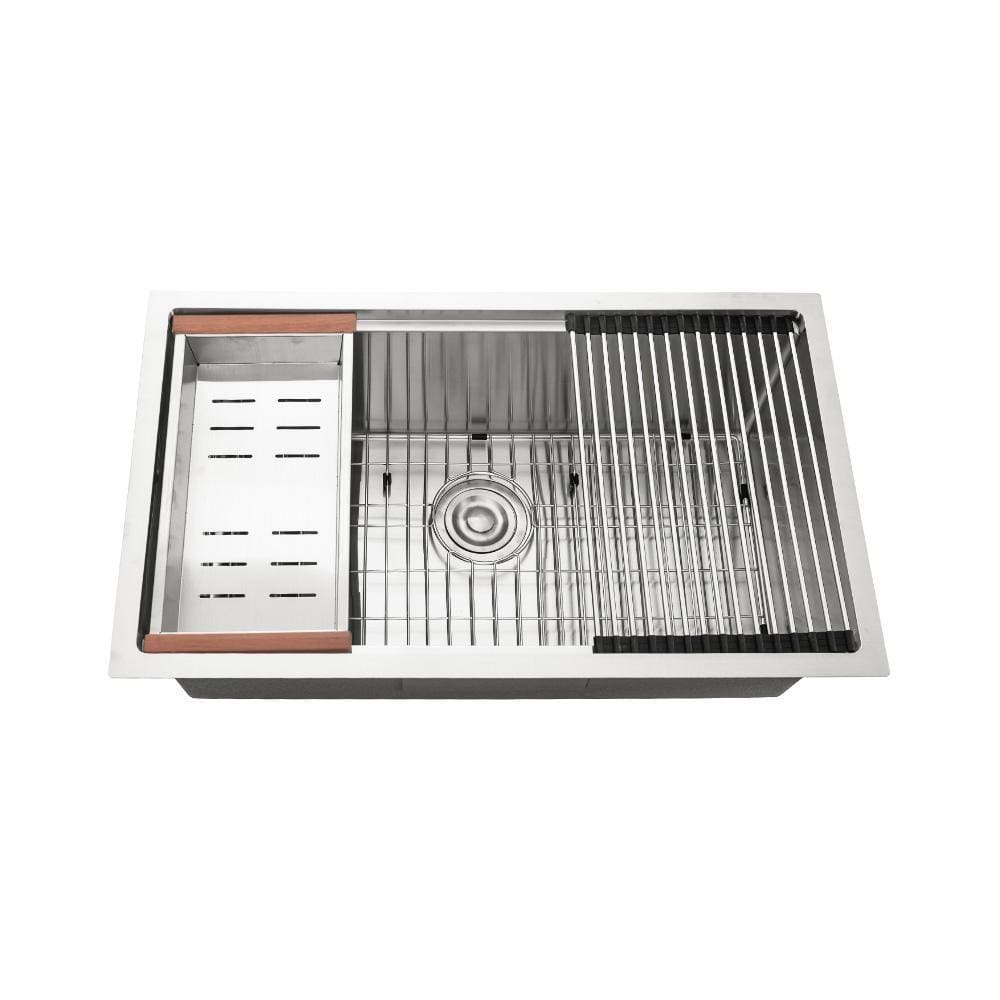 Cuba Para Cozinha Gourmet Inox Workstation Com Acessórios Jarauara Pingoo.casa - Prata