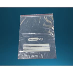Saco Transparente Saquinho Plástico Fecho Zip 27X32 100 Uni