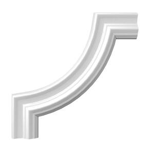 Canto Decorativo Para Boiserie Bi60 em Poliestireno Branco