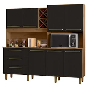 Armário De Cozinha 7 Portas 3 Gavetas