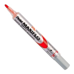 Marcador Vermelho Maxiflo Ponta Fina - Mwl5Sb