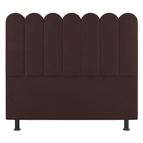Cabeceira Cama Box Casal Lana 140cm Linho Marrom - Abmaza