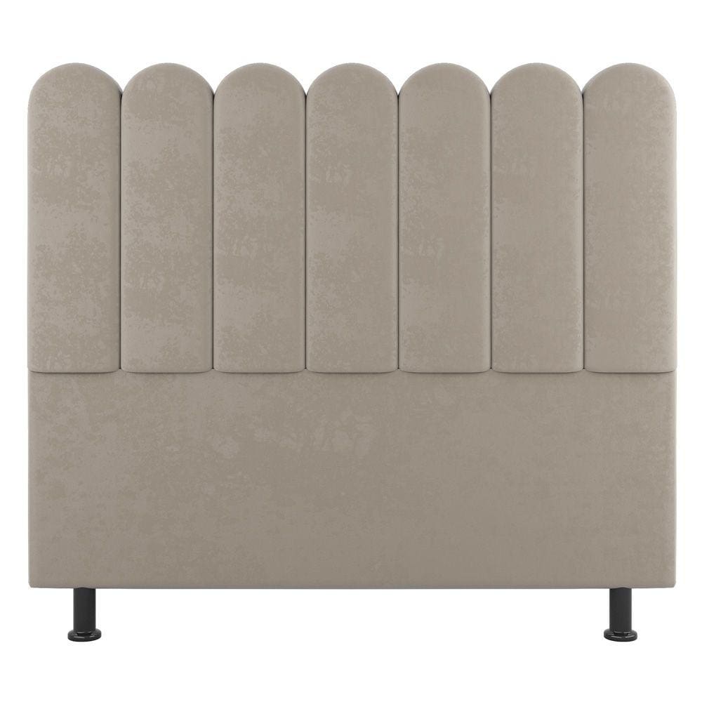 Cabeceira Cama Box Casal Queen Size Lana 160cm Linho Bege - Abmaza