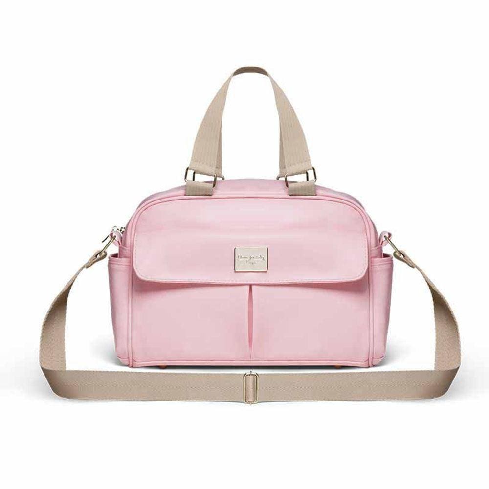 Bolsa Maternidade Classic For Baby Nácar Marselle Cor Rosa