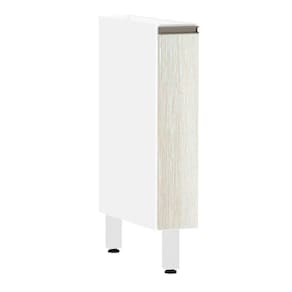 Balcão De Cozinha S/ Tampo 15cm 1 Porta Pérola Branco Polar