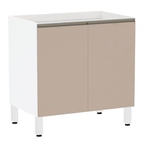 Balcão Sem Tampo 80cm Branco Com Connect