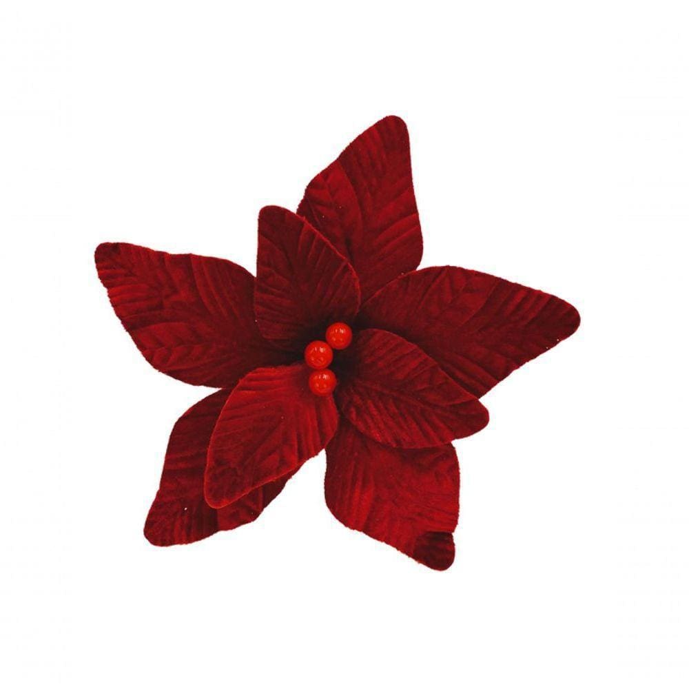 Poinsetia Vermelha 28Cm - Fl681