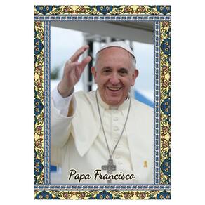 Santinho Papa Francisco (oração no verso) - 7x10 cm 200