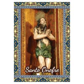 Santinhos Santo Onofre (Oração no Verso) - 7x10 cm 200