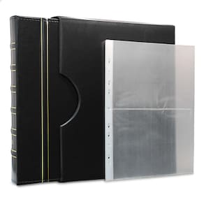 Álbum de Luxo Preto 50 Folhas PP para 100 Cédulas 3BZN G
