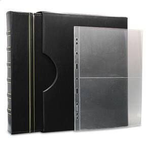 Álbum de Luxo Preto 20 Folhas para 40 Cédulas 3BZN G