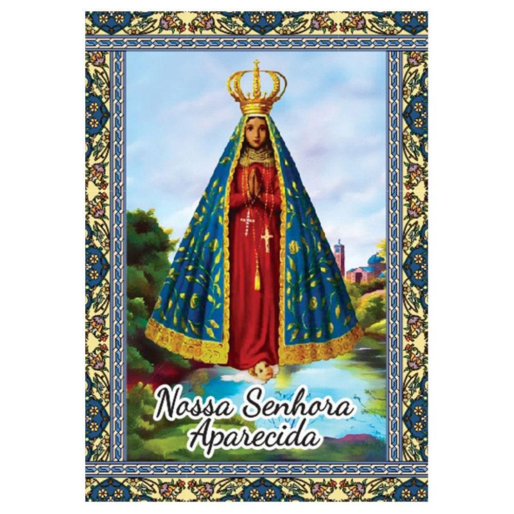 Oração Nossa Senhora Aparecida - Santinhos 7x10 cm 100