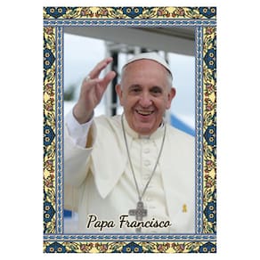 Santinho Papa Francisco (oração no verso) - 7x10 cm 1000