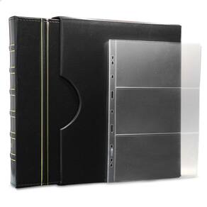 Álbum de Luxo Preto 10 Folhas para 30 Cédulas 3BZN G