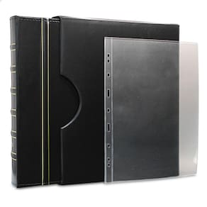 Álbum de Luxo Preto 50 Folhas para 50 Cédulas 3BZN G