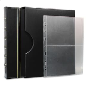Álbum de Luxo Preto 40 Folhas para 80 Cédulas 3BZN G