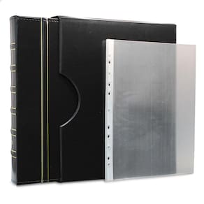 Álbum de Luxo Preto 50 Folhas PP para 50 Cédulas 3BZN G