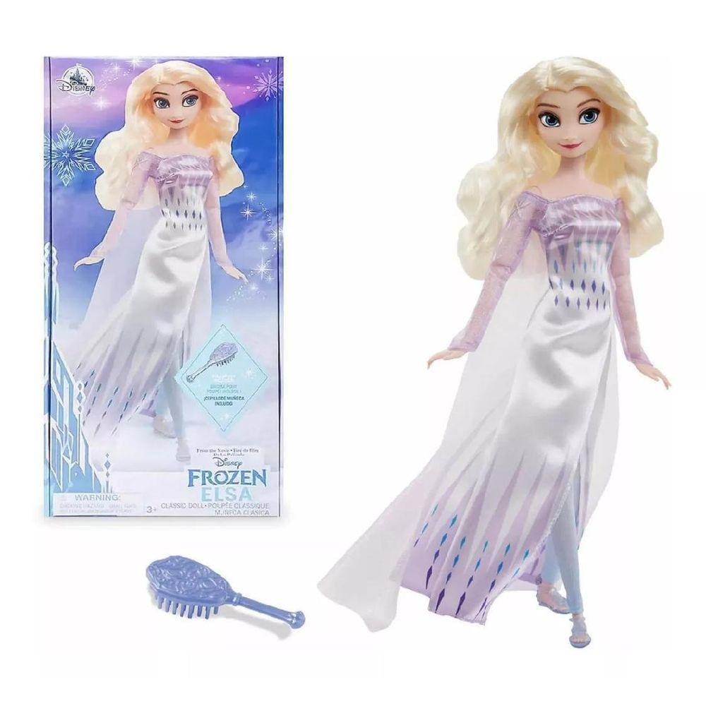 Boneca de pelucia frozen elsa 50cm long jump