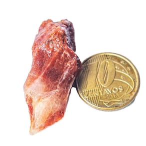 Cristal Quartzo Tangerina Bruto Natural Grande Fino Classe B