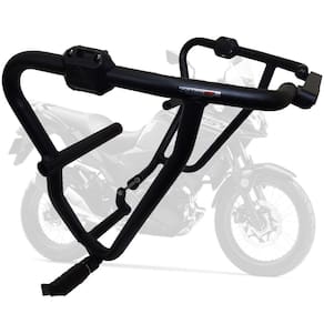 Protetor de Motor e Carenagem Coyote Preto com Pedais - Versys 300 X Ano 2017 em Diante - Kawasaki