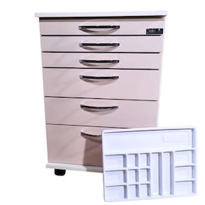 Carrinho Auxiliar para Personal Nail - 5 Gavetas