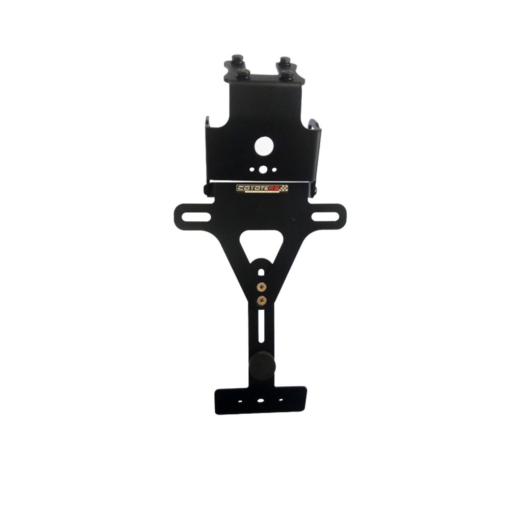 Suporte De Placa / Eliminador De Rabeta Coyote Preto - Fazer 250 Ano 2018 Em Diante