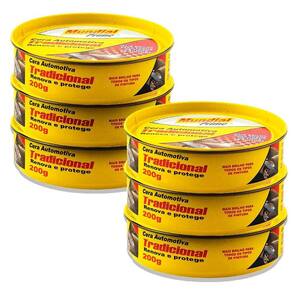 Cera Automotiva para Polimento 200G 6 Unidades MUNDIAL PRIME
