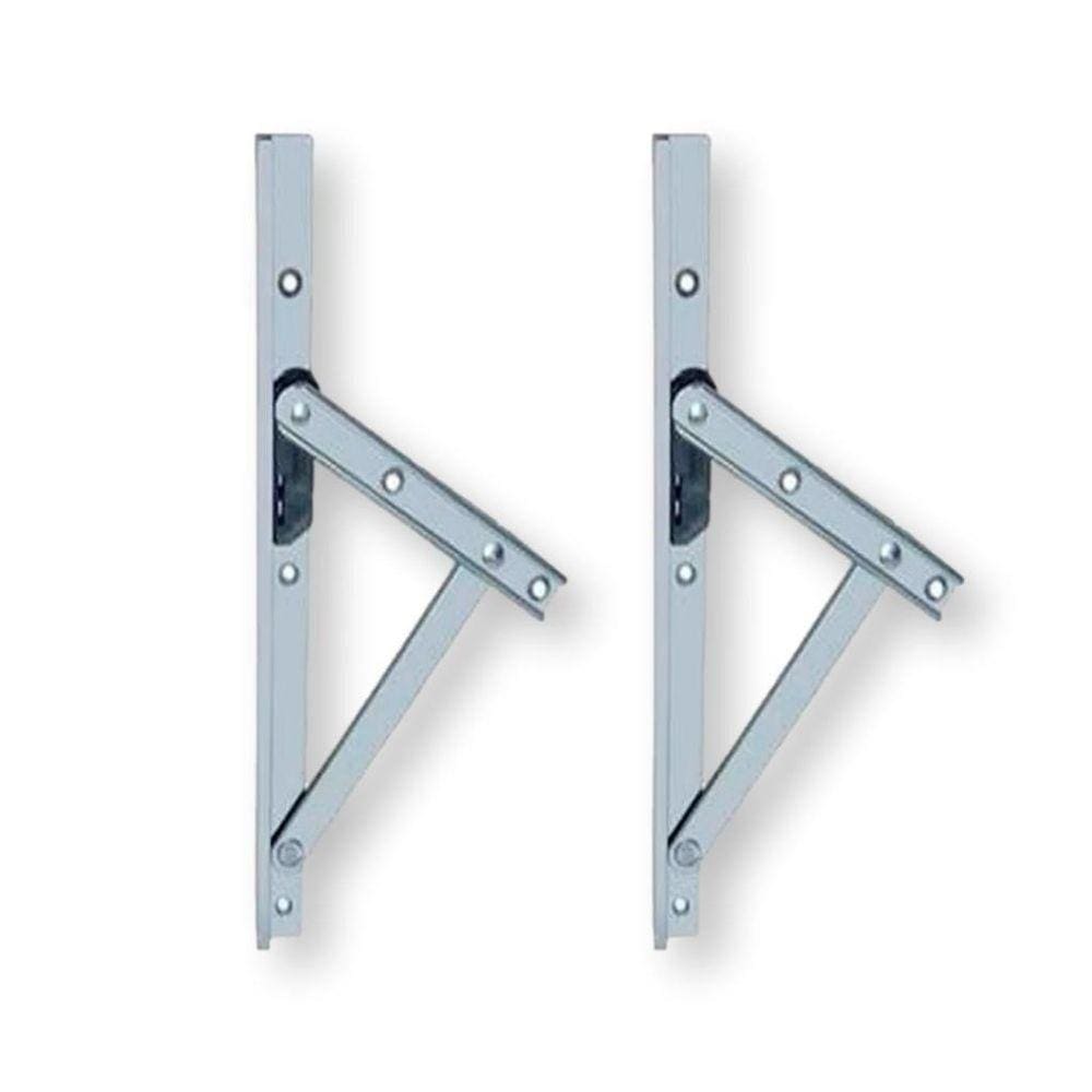 Braço Suporte Janela Maxim Ar Alumínio 40Cm Natural