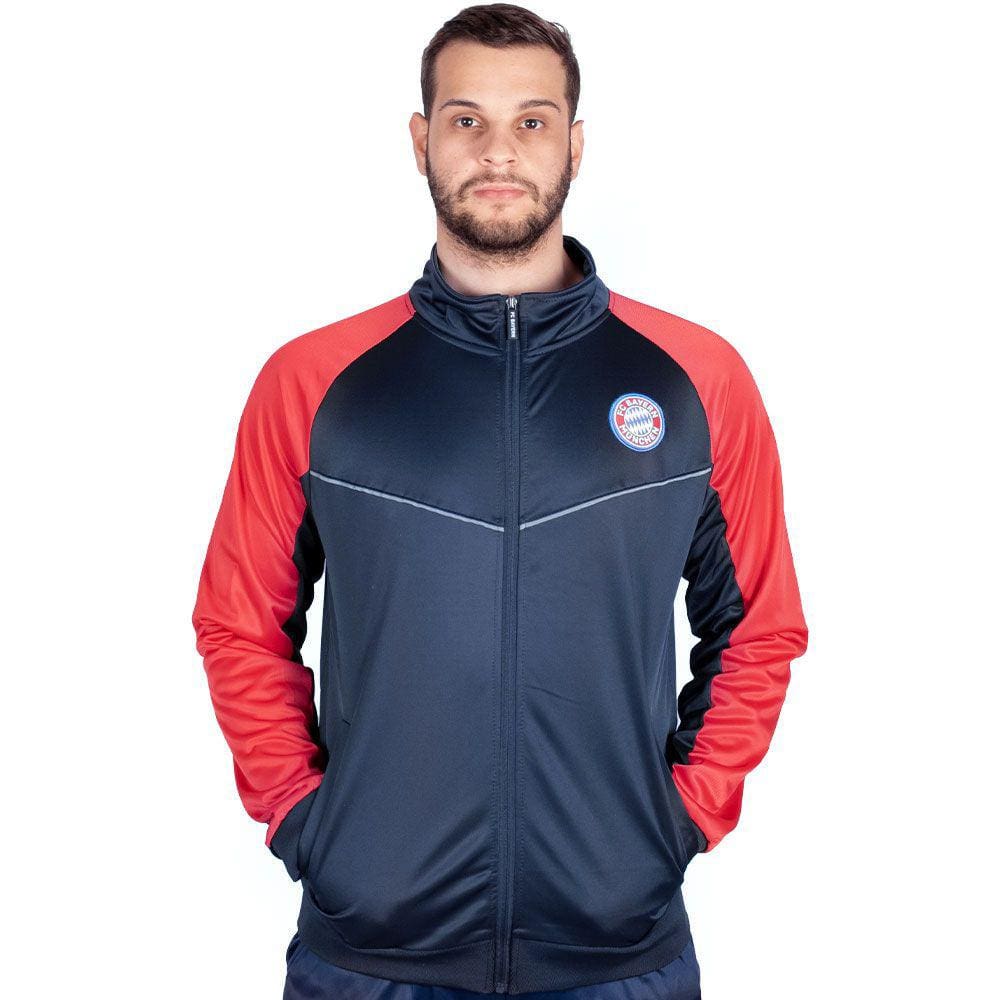Jaqueta Bayern Marinho Vermelho