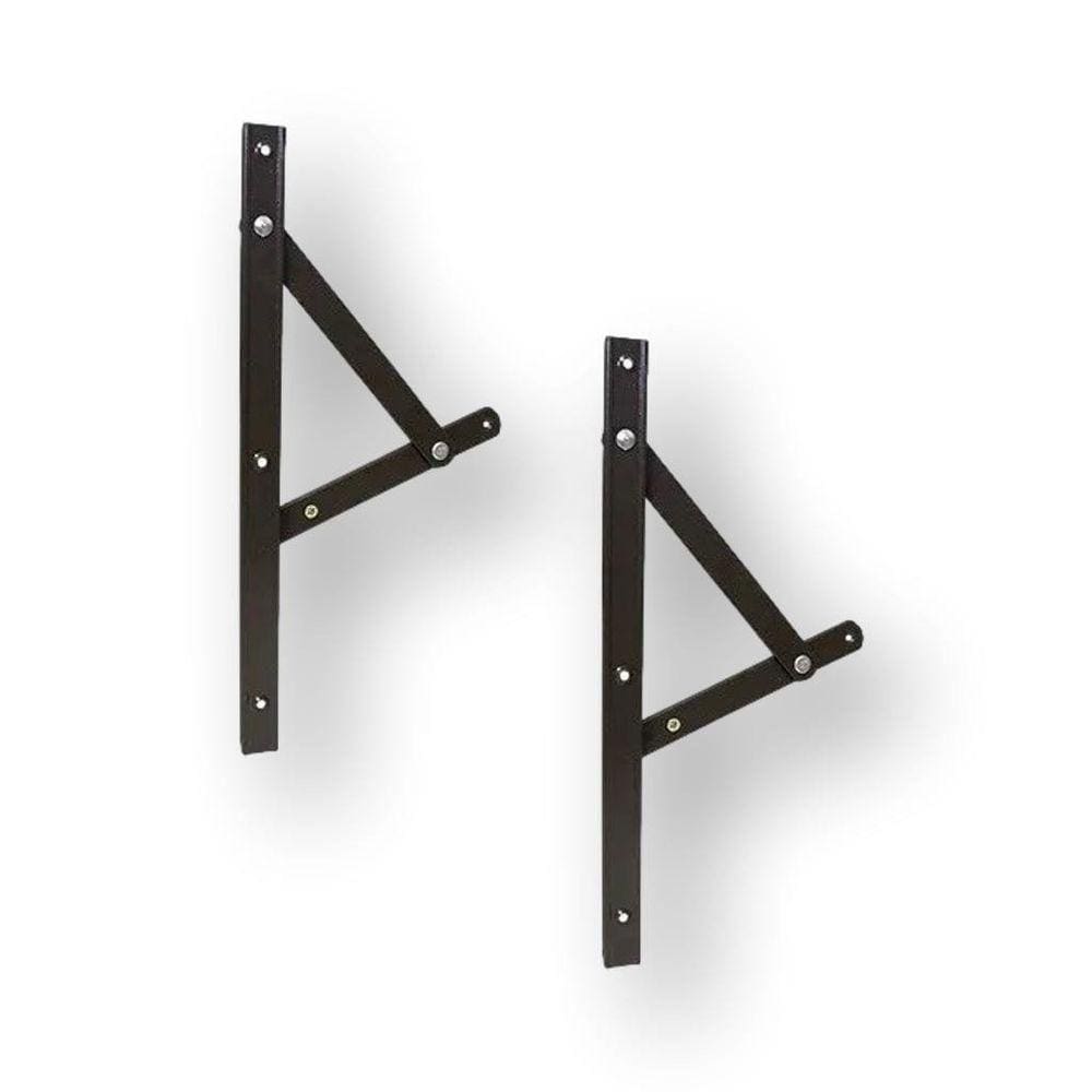 Braço Suporte Janela Maxim Ar Alumínio 30Cm Marrom