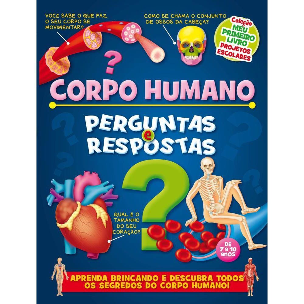 Jogo de Tabuleiro com Perguntas e Respostas do Corpo Humano com