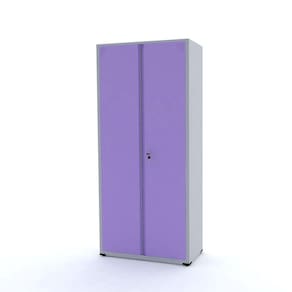 Armário De Aço 200X90x40 Pandin Ap402sl - Cinza/Lilás