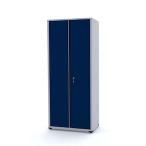 Armário De Aço 190X80x40 Pandin Ap409sl - Cinza/Azul Del Rey