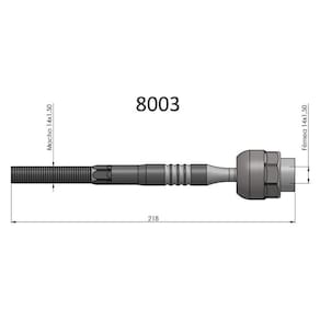 Barra Axial Uno Premio Elba Fiorino 91 92 93 94 95 96