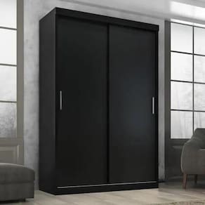 Guarda Roupa 2 Porta de Correr 2 gavetas Roma C/S ESPELHO - Quarta Divisão