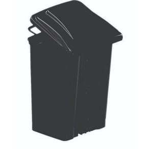 Lixeira Com Pedal Polipropileno Preta - 50 Litros