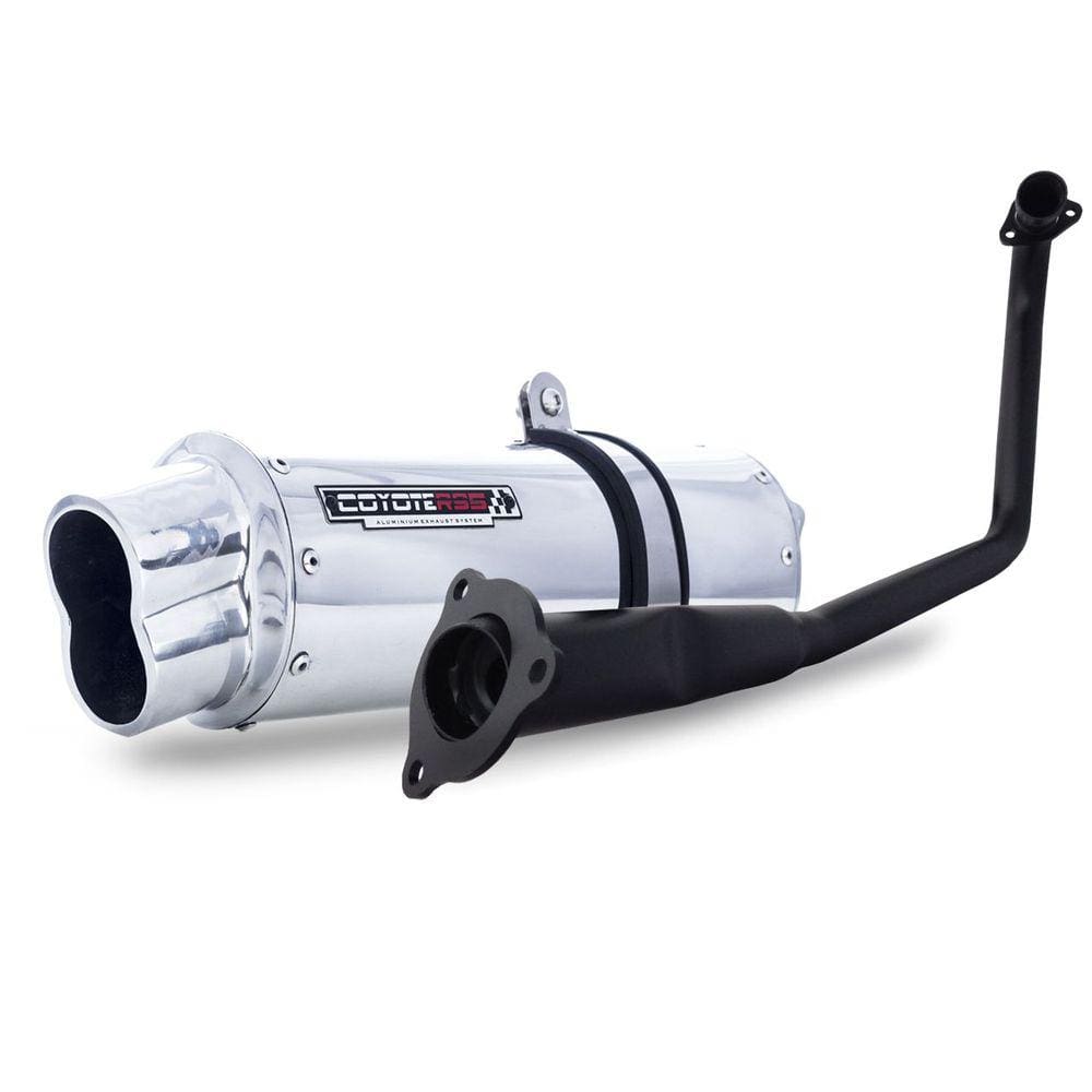 Escape / Ponteira Coyote RS5 Boca 8 Aluminio Oval - CG 150 Titan / Fan / Start ano 2014/2015 & Cg 160 Fan / Start até 2017 - Honda