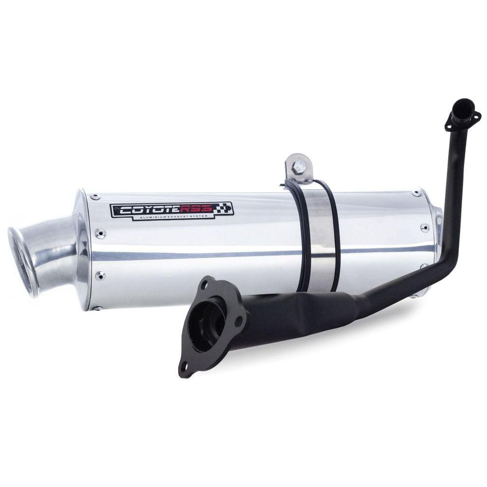 Escape / Ponteira Coyote RS3 Aluminio Oval - Yes 125 - Suzuki