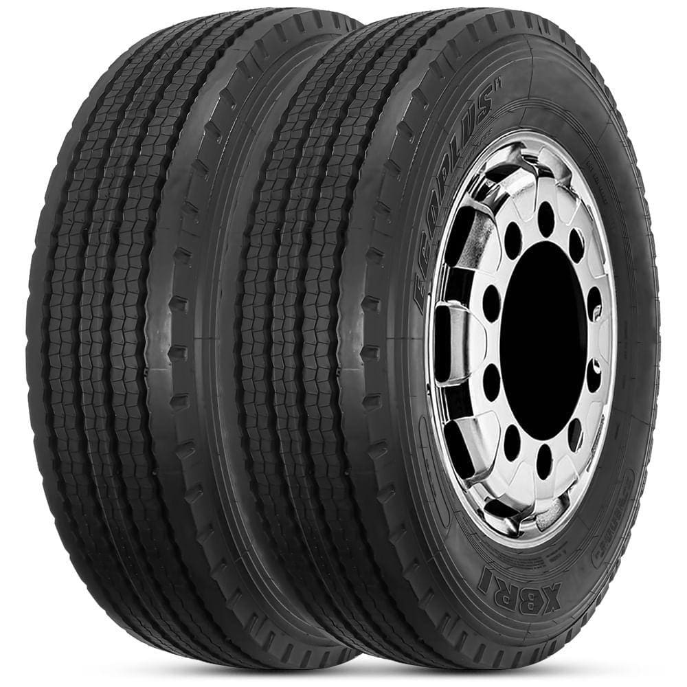 Kit 2 Pneu 275/70R22.5 XBRI 148/145L 16PR TL Ecoplus F1