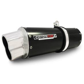 Escape / Ponteira Coyote RS5 Boca 8 Aluminio Oval 2X1 - GS 500 - Suzuki