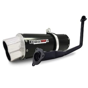 Escape / Ponteira Coyote RS5 Boca 8 Aluminio Oval - CG 150 Titan / Fan ESDi/EX 2009 até 2013 - Honda