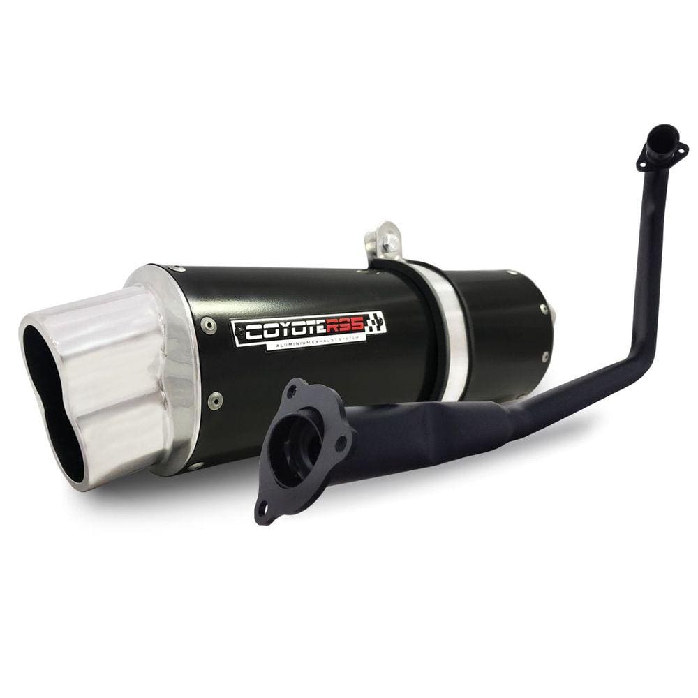 Escape / Ponteira Coyote RS5 Boca 8 Aluminio Oval - CG 150 Titan KS/ES até 2008 - Honda