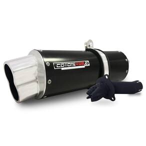 Escape / Ponteira Coyote RS5 Boca 8 Aluminio Oval - Ninja 250 R - Kawasaki