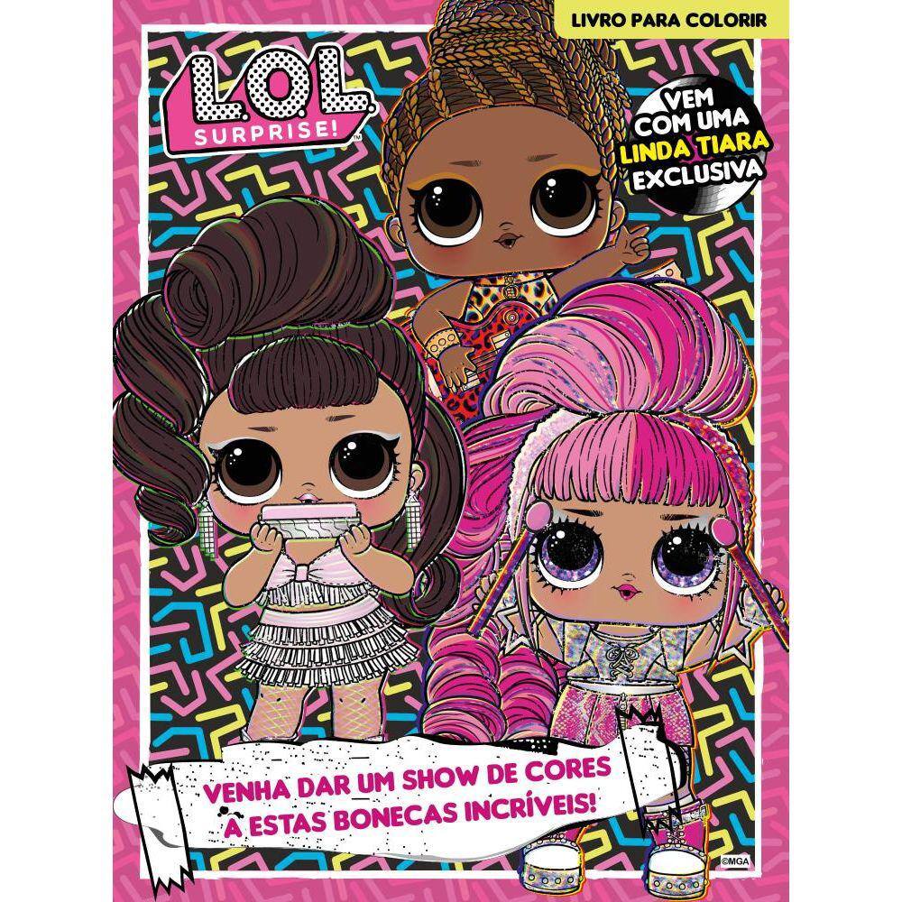 Livro - LOL Surprise - Diversão para colorir: Dê um toque de