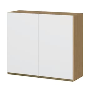 Armário de Cozinha e Lavanderia com 2 Portas Duplo Aéreo Módulo Suspenso Clara Atacama / Off White Aramóveis