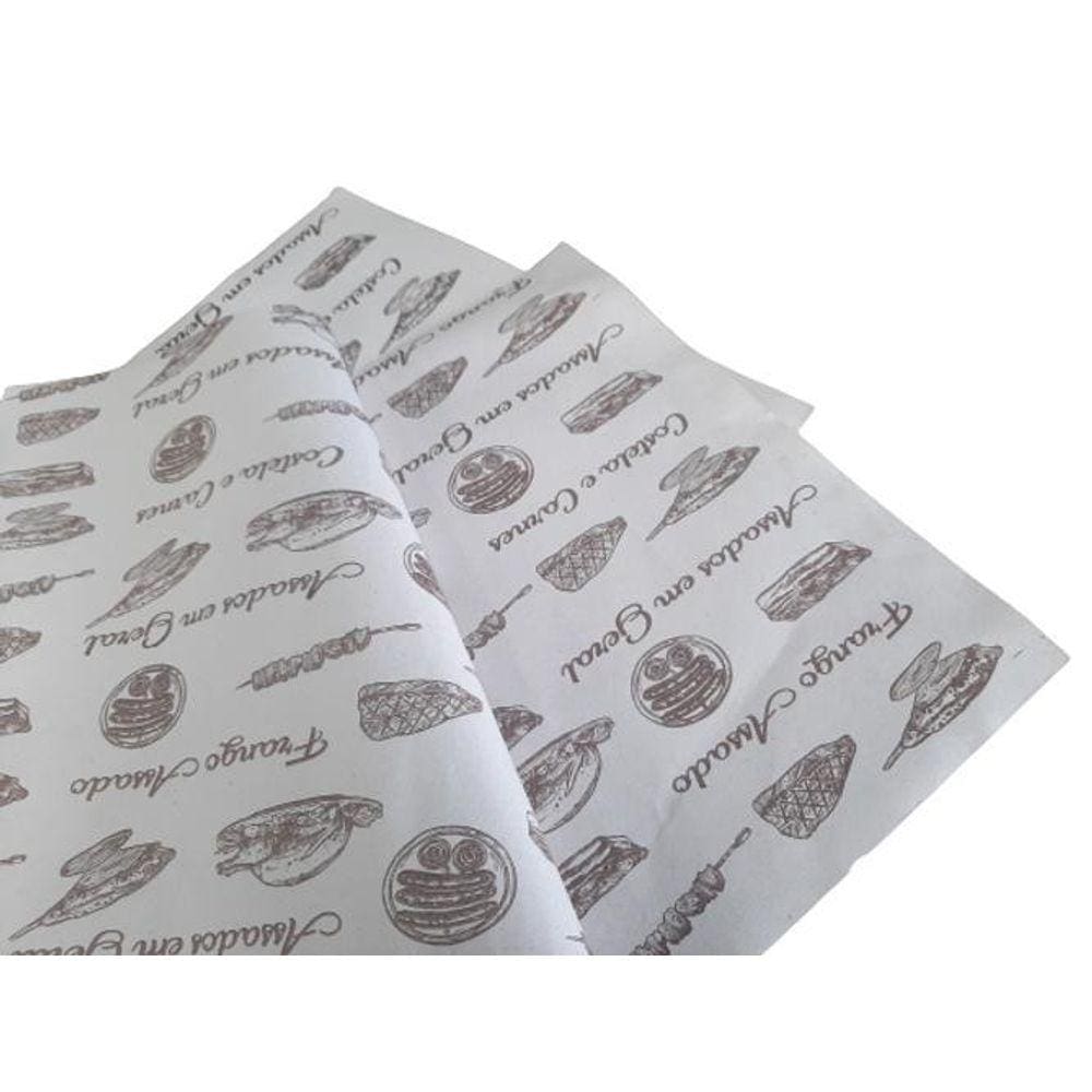 Papel Acoplado Para Frango Assado 50X60 5Kg Kit 2 Un