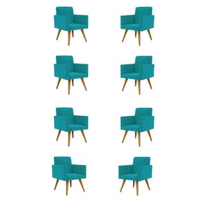 Kit 8 Cadeiras Poltronas Decorativas Escritório Recepção