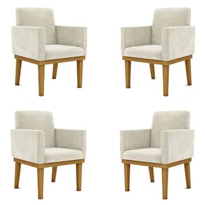 Kit 04 Poltronas Decorativa Reforçada Oferta - Balaqui Decor