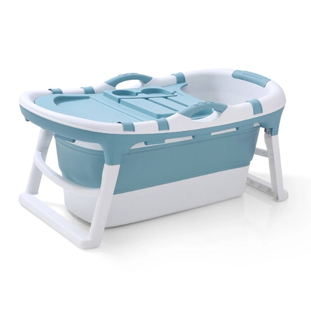 Banheira de Bebe Dobravel Portatil Clingo Deluxe Cinza 260L - Maçã Verde  Baby