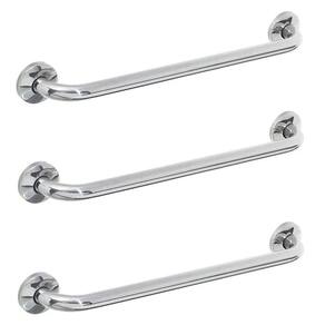 Barra Alça De Apoio 80cm Kit 3 Uni Casa Banheiro Corrimao Box Escada Suporte Idoso Gestante Criança